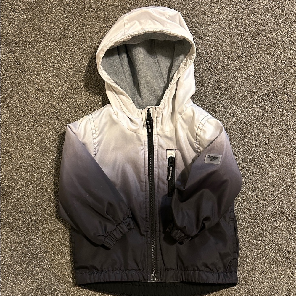 OshKosh B'gosh Kids Ombre Gray Puffer Jacket